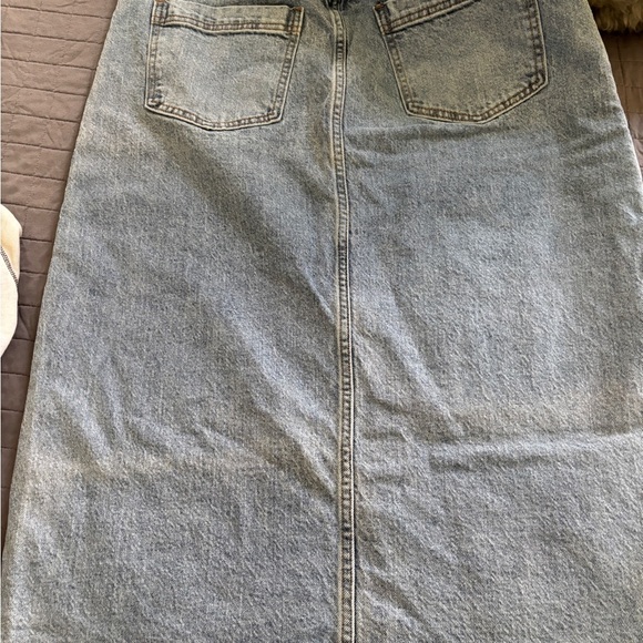 Habitual mid length denim Skirt with Pocket Detail women’s size 8 worn once - Picture 4 of 7